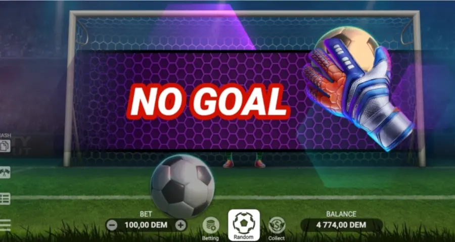 Penalty shoot out slot